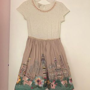 Monsoon girl’s London dress beaded with sequins